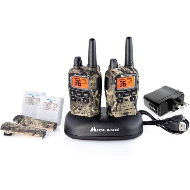 Midland X-TALKER T75VP3 Two-Way Radio - 36 Radio Channels - Upto 200640 ft - 121 Total Privacy Codes