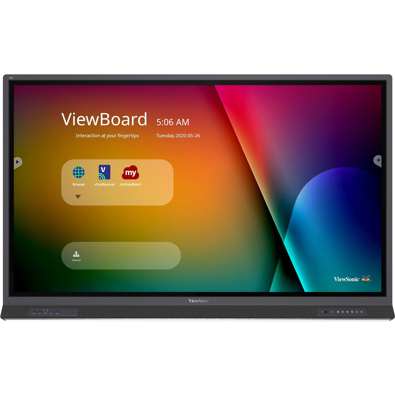 Viewsonic ViewBoard IFP6552 Collaboration Display - 65" LCD - Touchscreen - 16:9 Aspect Ratio - 3840 x 2160 - 2160p - USB - IFP6552