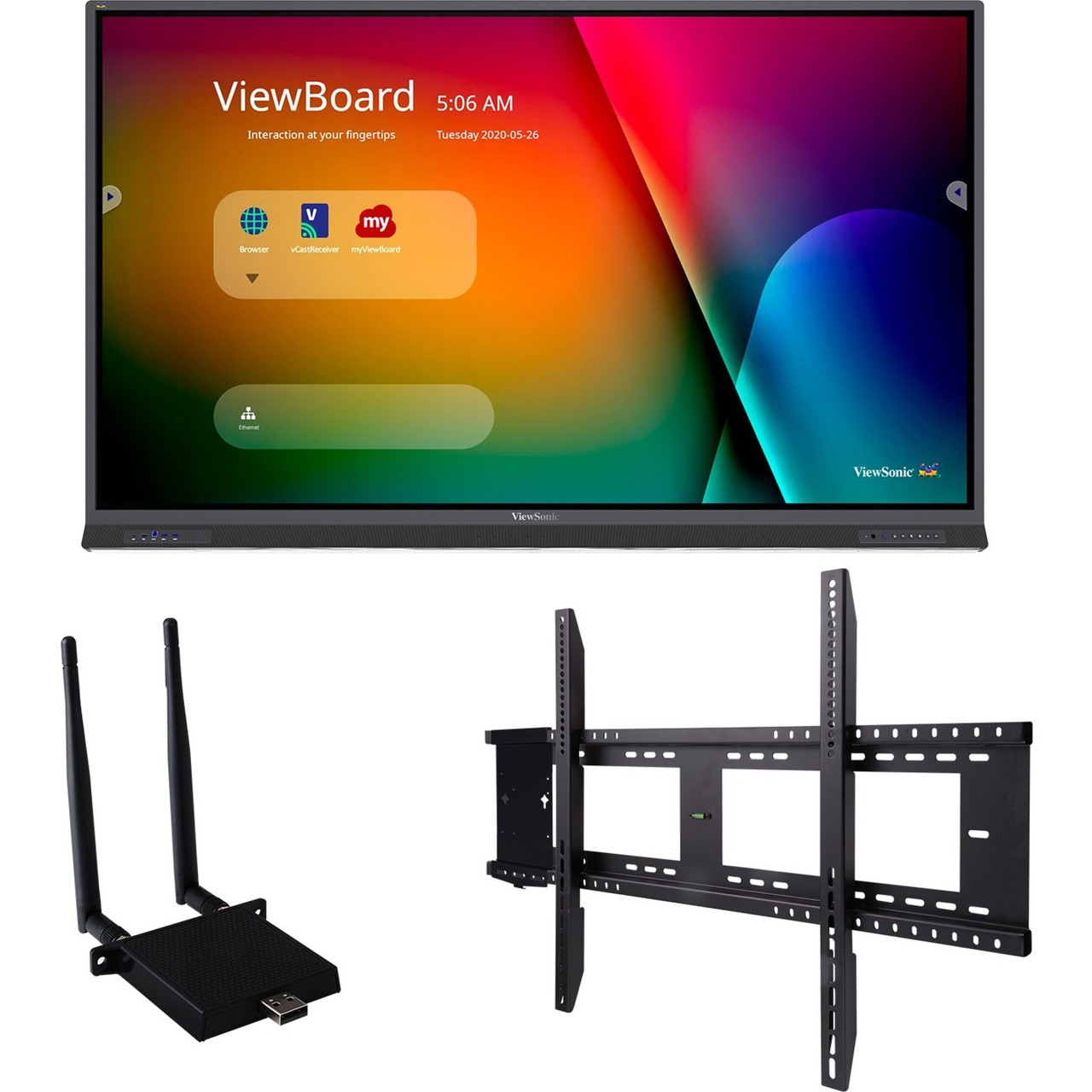 Viewsonic ViewBoard IFP8652-E1 Collaboration Display - 86" LCD - 16:9 Aspect Ratio - 3840 x 2160 - 2160p - IFP8652-E1