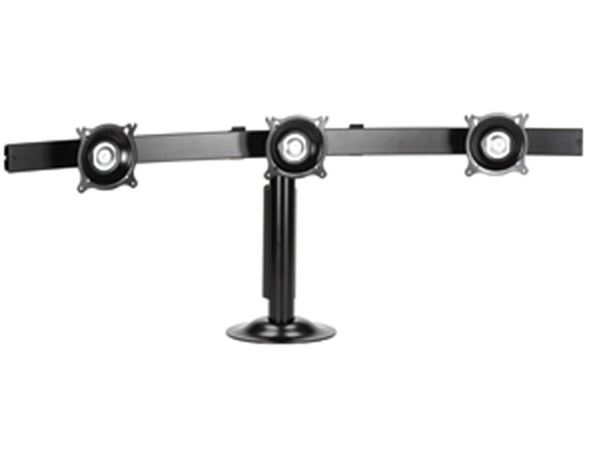 Chief Triple Horizontal Monitor Grommet Mount (Black) - KTG320B