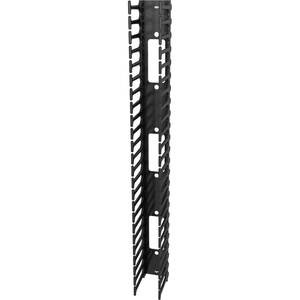 Vertiv Vertical Cable Manager For 800Mm Wide 48U - Cable Manager - Black - 2 Pack - 48U Rack Height - 19In Panel Width - Metal - VRA1017