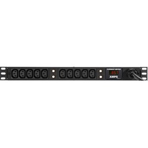Vertiv 12197 - Metered, Standard, 30A, 208V, Horizontal/Vertical, (10) IEC C13, breakered, 10 ft power cord with L6-30P, Current - Local Digital RMS Current Meter +/- 2% Accuracy with Full Scale 60Hz sine wave input. Black Powder Coat.