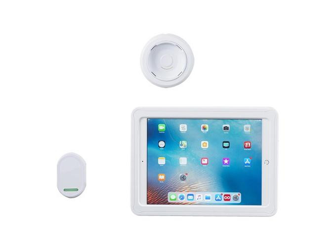 Armoractive RapidDoc PoE+ Wall Mount with Echo Rubber Enclosure for iPad Pro 12.9 inch in White Armoractive RapidDoc PoE+ Wall Mount with Echo Rubber Enclosure for iPad Pro 12.9 inch in White