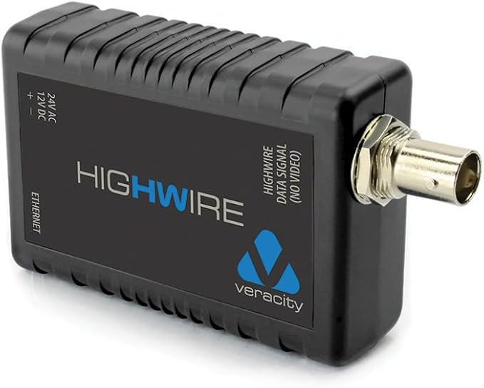 Veracity Highwire Ethernet Over Coax Device (Single Unit) - VHW-HW
