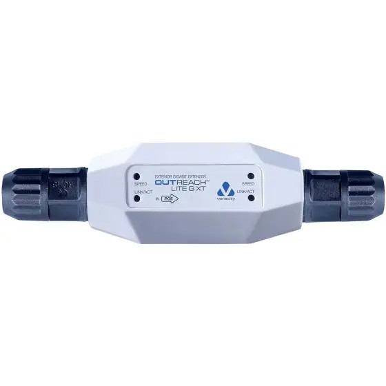 Veracity Outreach Lite Gxt Poe-Powered Lan Extender (100M/Unit, No Poe Out) - VOR-ORL-GXT