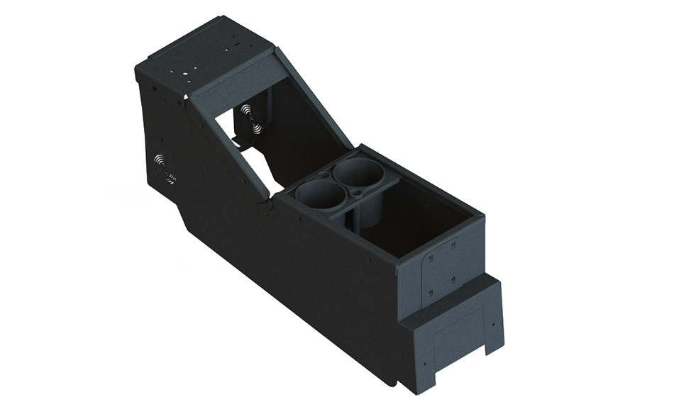 Gamber-Johnson KIT - 2020+ Ford Utility Deep Console Kit with PRNTR Mount, Cup Holder, Rear Armrest, & 9 Mongoose - 7170-0822-04