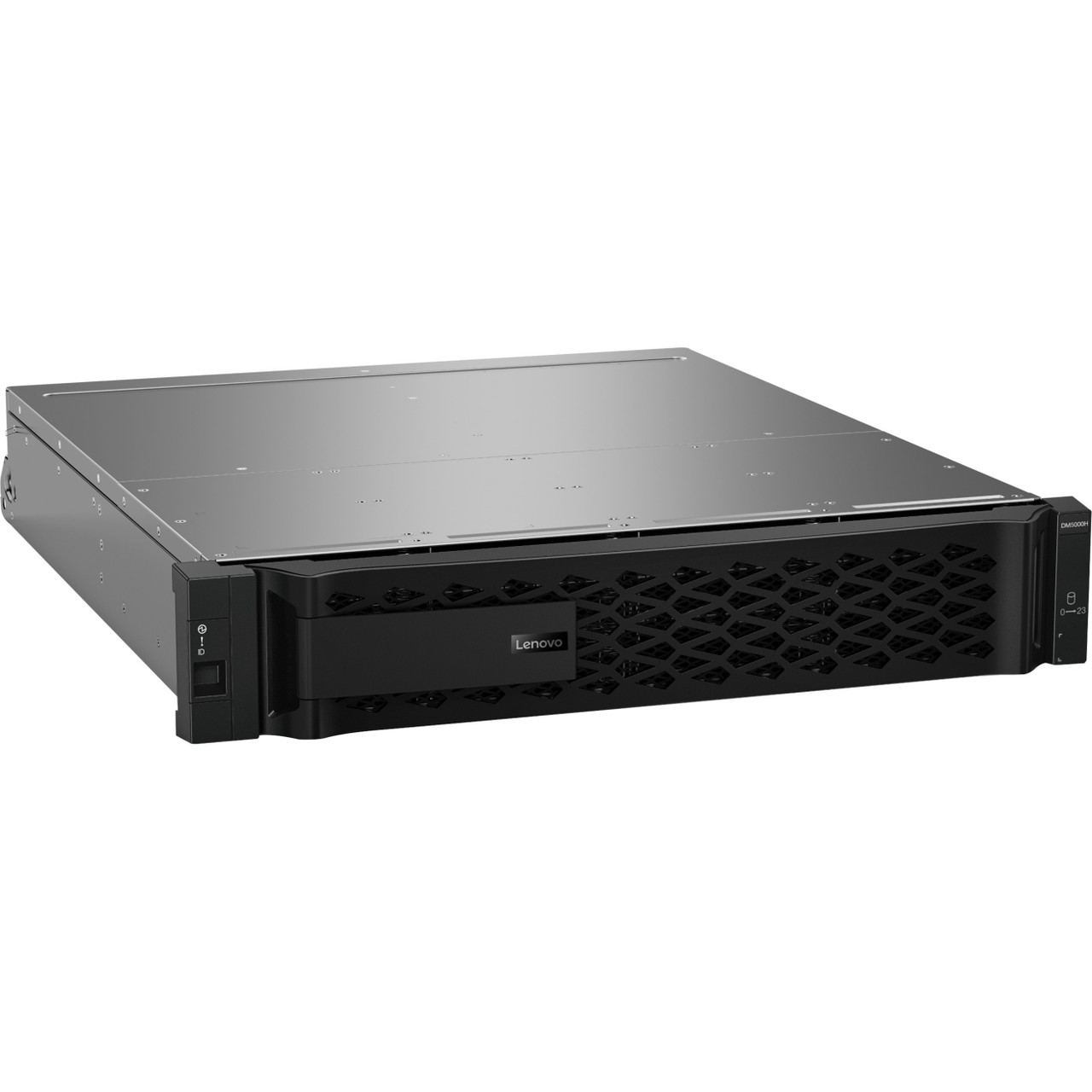Lenovo ThinkSystem DM5000H Unified Hybrid Storage Array - 24 x HDD Supported - 24 x HDD Installed - 43.20 TB Installed HDD Capacity - 24 x SSD Supported - 0 x SSD Installed - 7Y571030NA