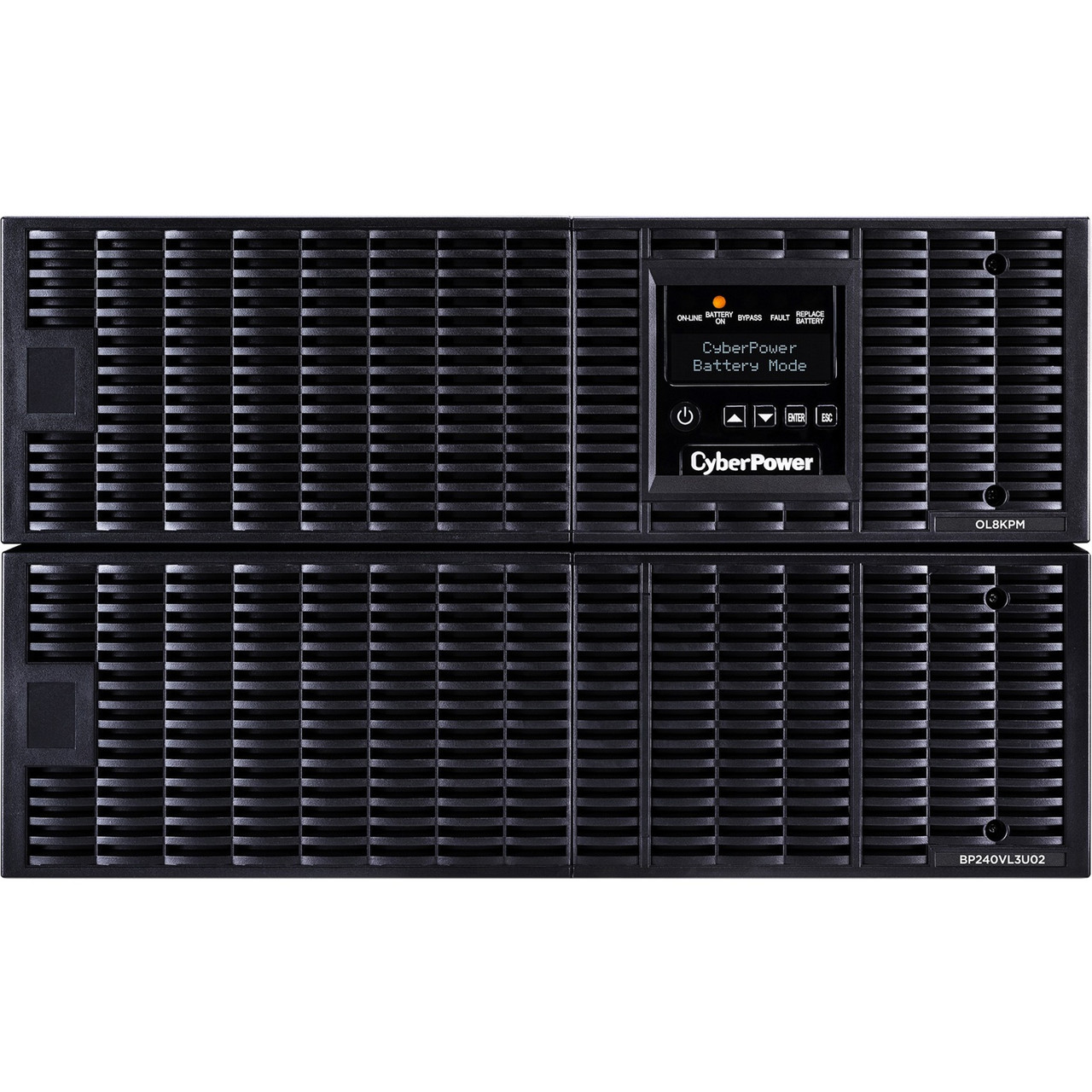 CyberPower OL8KRT Smart App Online UPS Systems - 8000VA/8000W, 200 - 240 VAC, Hardwire, 6U, Rack / Tower, Sine Wave, 4 Outlets, LCD, PowerPanel Business, $300000 CEG, 3YR Warranty - OL8KRT