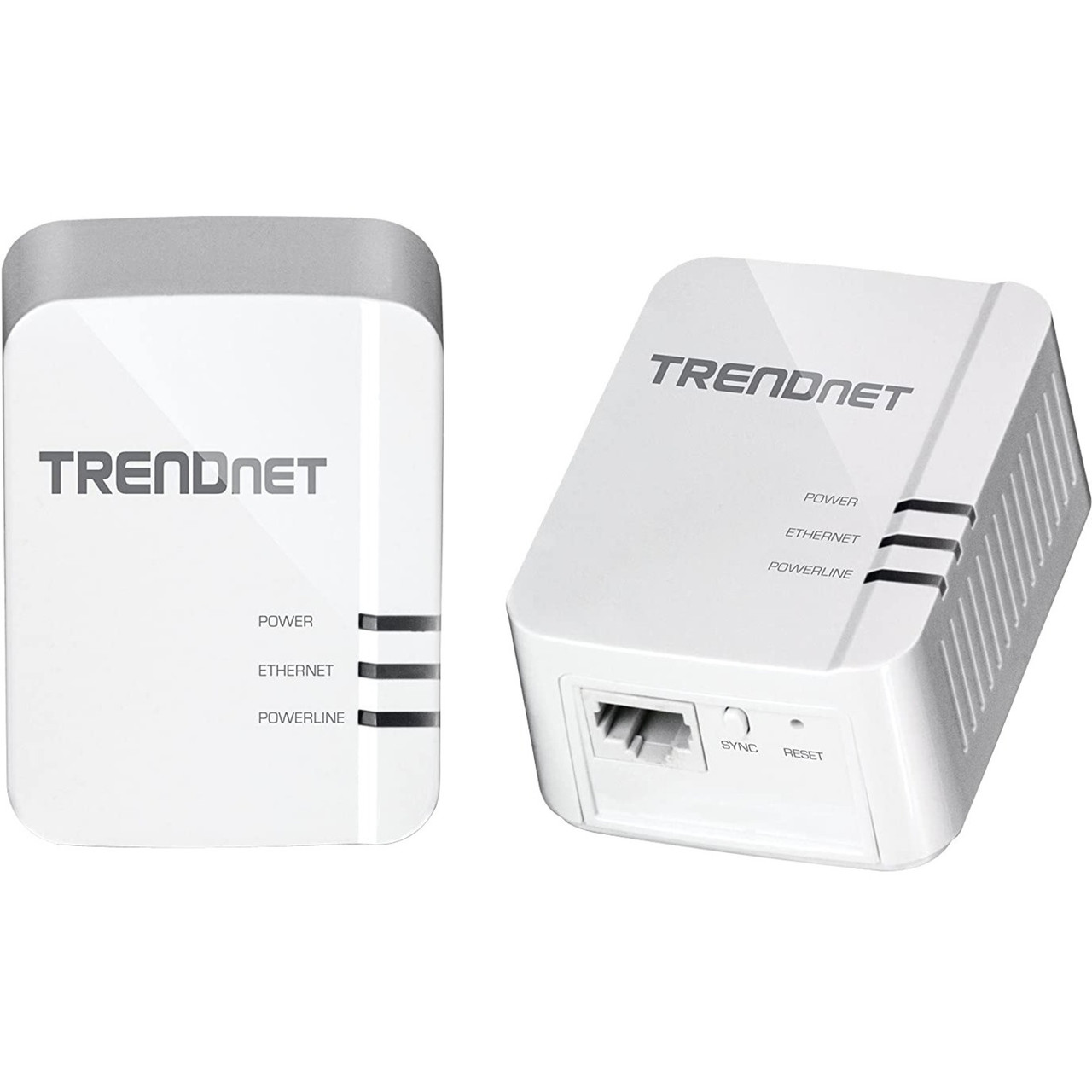 Trendnet Powerline 1300 AV2 Adapter Kit, Includes 2 x TPL-422E Powerline Ethernet Adapters, IEEE 1905.1 & IEEE 1901, Gigabit Port, Range Up To 300m (984 ft), Simple Installation, White, TPL-422E2K - TPL-422E2K