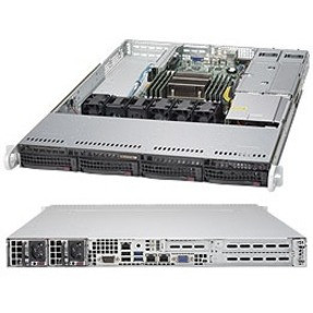 Supermicro SuperServer 5018R-WR Barebone System - 1U Rack-mountable - Socket LGA 2011-v3 - 1 x Processor Support - SYS-5018R-WR