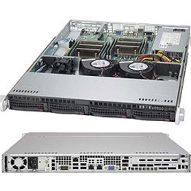 Supermicro SuperServer 6018R-TD Barebone System - 1U Rack-mountable - Socket LGA 2011-v3 - 2 x Processor Support - SYS-6018R-TD