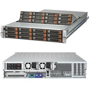Supermicro SuperServer 6028R-E1CR24L Barebone System - 2U Rack-mountable - Socket R3 LGA-2011 - 2 x Processor Support - SSG-6028R-E1CR24L