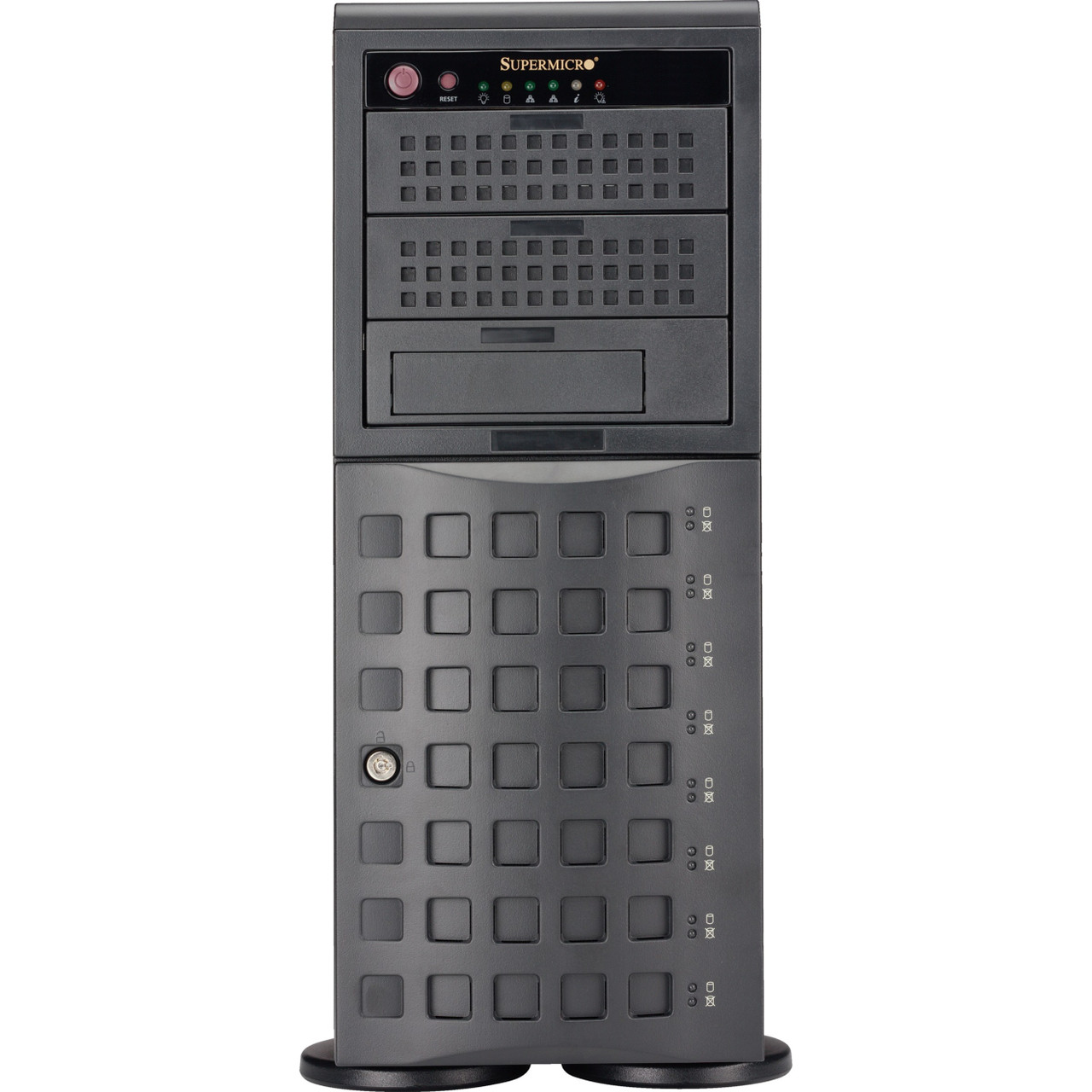 Supermicro A+ Server 4023S-TRT Barebone System - 4U Tower - Socket SP3 - 2 x Processor Support - AMD - AS -4023S-TRT