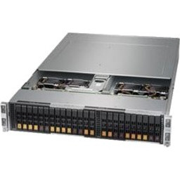 Supermicro A+ Server 2123BT-HNC0R Barebone System - 2U Rack-mountable - Socket SP3 - 2 x Processor Support - AS -2123BT-HNC0R
