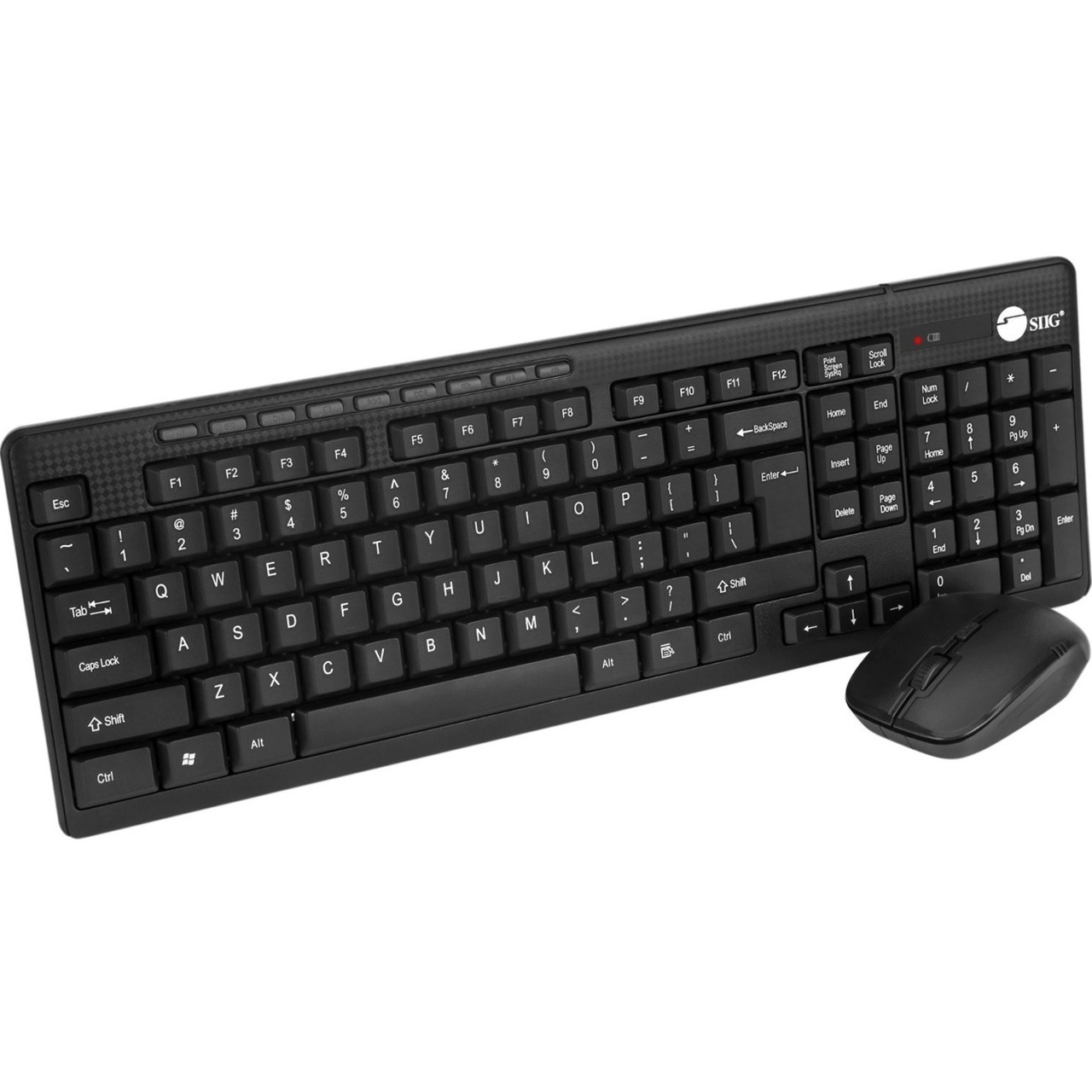 SIIG Wireless Extra-Duo Keyboard & Mouse - JK-WR0T12-S1