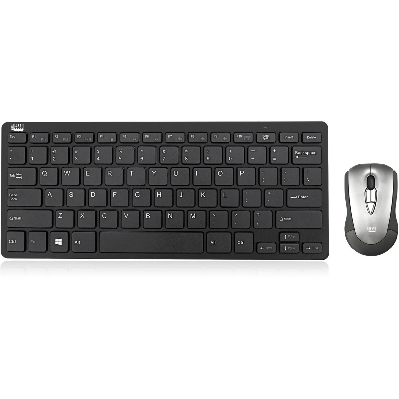Adesso Air Mouse Mobile With Compact Keyboard - WKB-5100CB