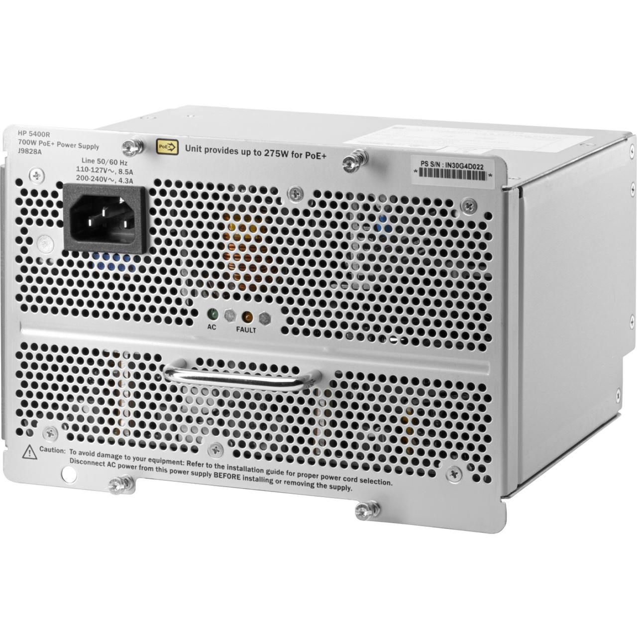 HPE 5400R 700W PoE+ zl2 Power Supply - J9828A#B2B