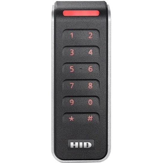 Hid Global HID Signo 20K Smart Card Reader - Contactless - Cable - 4" Operating Range - Wiegand - Black, Silver SEOS WIEG - 20KTKS-01-00001H