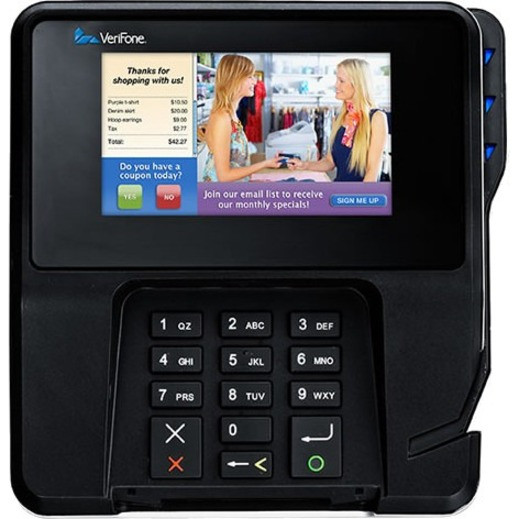 Verifone MX 915 Payment Terminal - 4.3" - Color - LCD Display - ARM ARM11 400 MHz - 256 MB RAM - Ethernet - Near Field Communication - Network - Signature Capture - M132-409-01-R