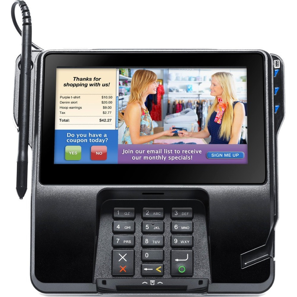 Verifone MX 925 Payment Terminal - 7" - Color - ARM ARM11 400 MHz - 256 MB RAM - Triple DES, Master/Session, DUKPT, Interac, AES - Fast Ethernet - Wireless LAN - Near Field Communication - M132-509-01-R