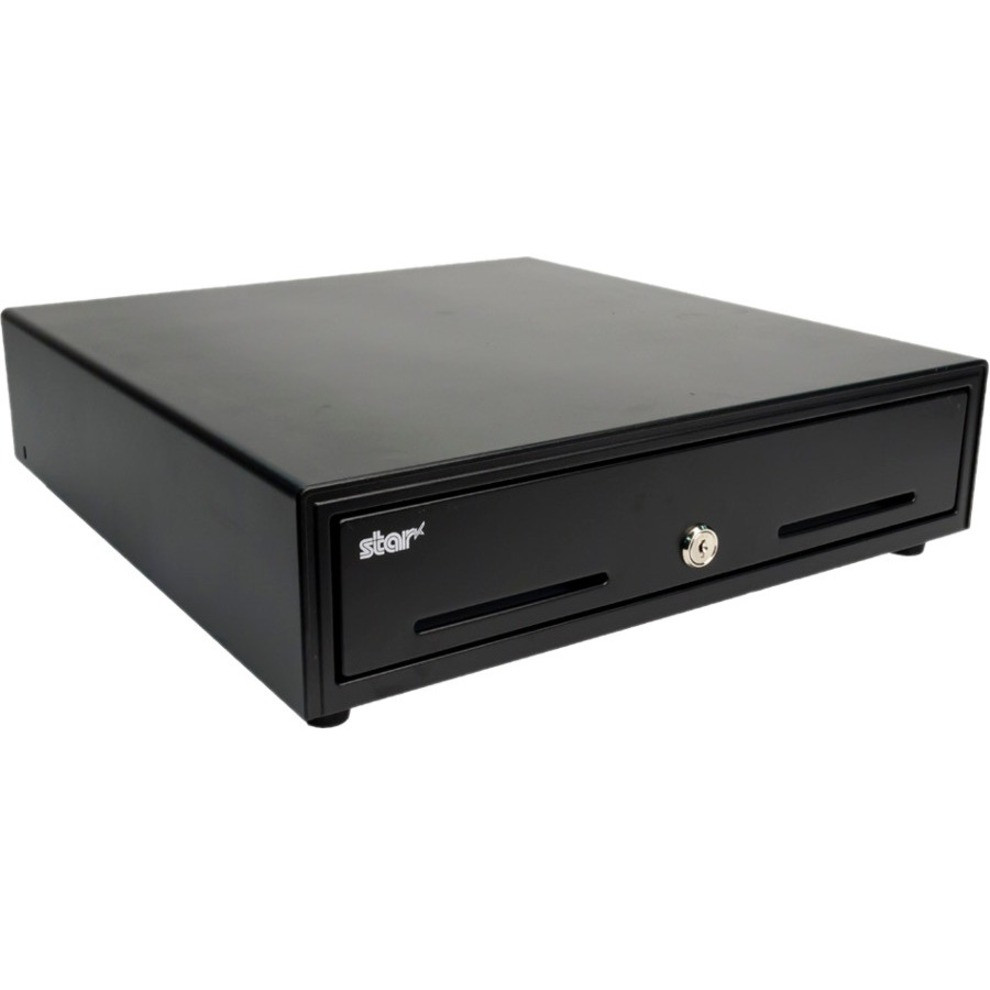 Star Micronics Max SMD2-1617BKC45-S2 Cash Drawer - 4 Bill - 5 Coin - 2 Media SlotPrinter Driven - ABS Plastic, Steel - Black - 4.4" Height x 15.9" Width x 16.7" Depth - 37964941 Star Micronics Max SMD2-1617BKC45-S2 Cash Drawer - 4 Bill - 5 Coin - 2 Media SlotPrinter Driven - ABS Plastic, Steel - Black - 4.4" Height x 15.9" Width x 16.7" Depth - 37964941