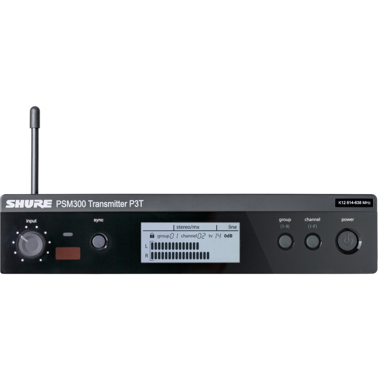 Shure P3T Wireless Transmitter single-channel, G20 frequency band (488-512 MHz) - P3T=-G20