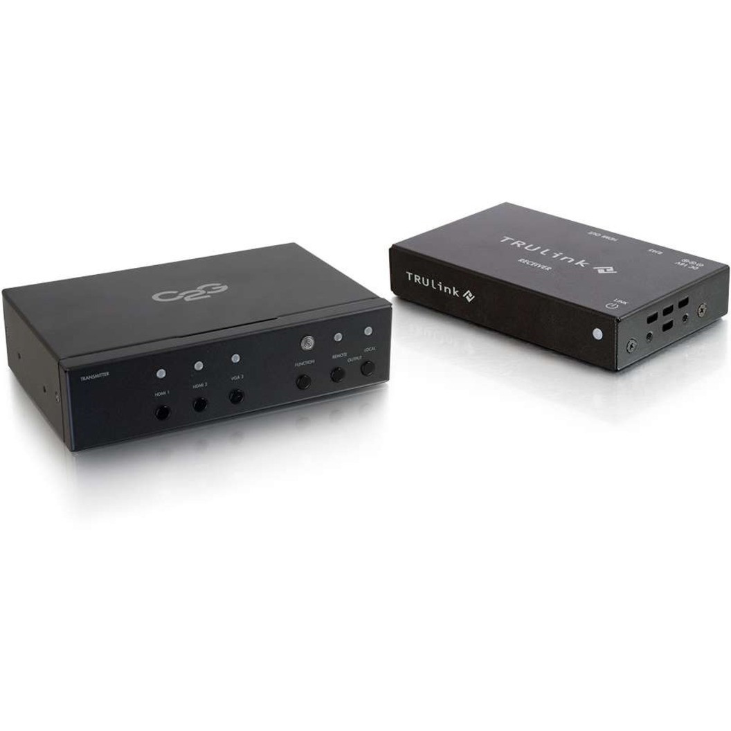 C2G 29309 Hdmi And Vga + Stereo Audio Hdbaset Over Cat5 Extender Transmitter - Video/Audio Extender - Hdbaset - Up To 230 Ft- 29309