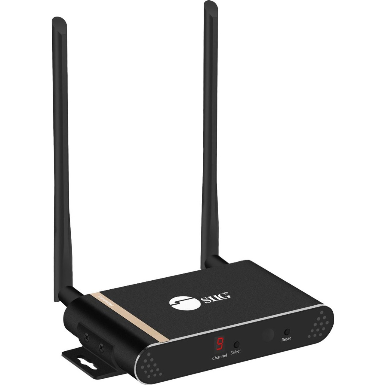 SIIG Dual Antenna Wireless Multi-Channel Expandable HDMI Extender - Transmitter - 1 Input Device - 165 ft Range - 1 x HDMI In - 1 x HDMI Out - Full HD - 1920 x 1080 - Wireless LAN - CE-H23811-S1 SIIG Dual Antenna Wireless Multi-Channel Expandable HDMI Extender - Transmitter - 1 Input Device - 165 ft Range - 1 x HDMI In - 1 x HDMI Out - Full HD - 1920 x 1080 - Wireless LAN - CE-H23811-S1