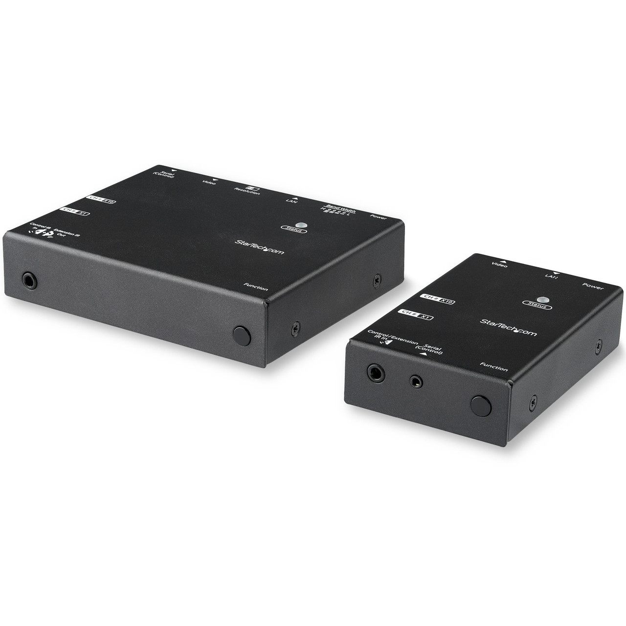 Startech HDMI over IP Extender with Video Compression - HDMI over CAT6 Extender - 1080p - Broadcast your HDMI signal to multiple locations throughout your site using your existing network -HDMI over IP extender - ST12MHDLNHK