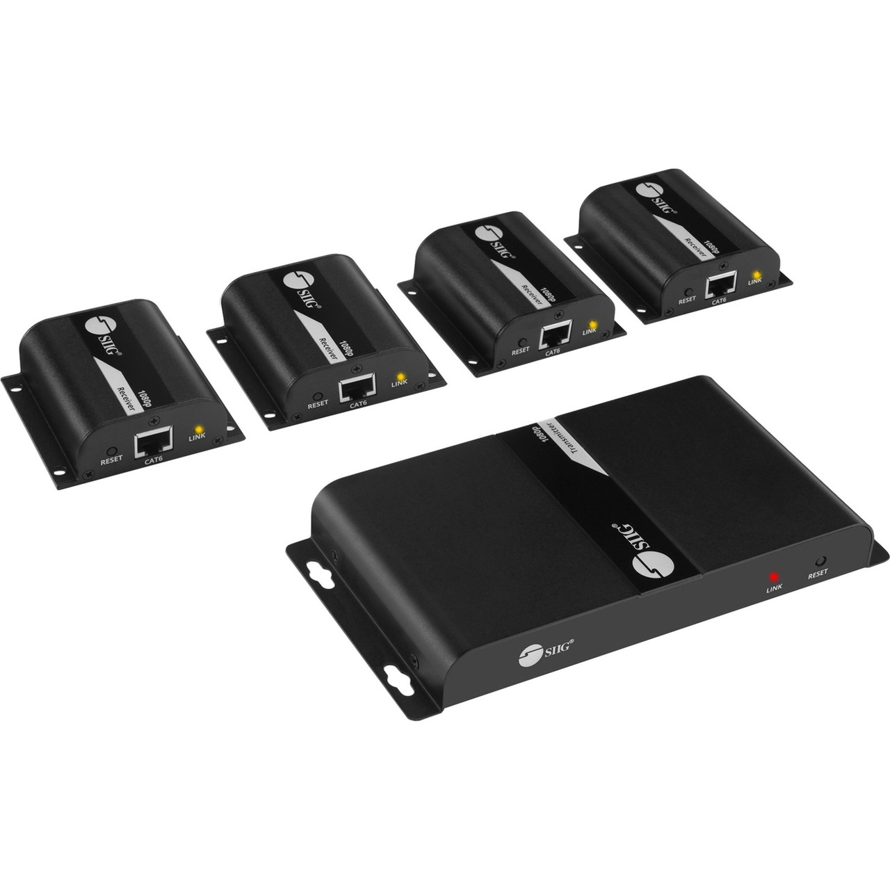 SIIG 4-Port HDMI Cat6 Splitter/Extender - 40M- CE-H23U11-S1