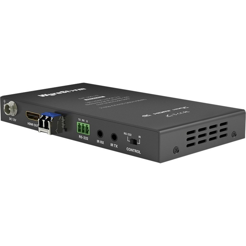 WyreStorm RXF-300-4K Video Extender Receiver - 1 Output Device - 984.25 ft Range - 1 x HDMI Out - 4K UHD - 3840 x 2160 - Rack-mountable, Wall Mountable - RXF-300-4K