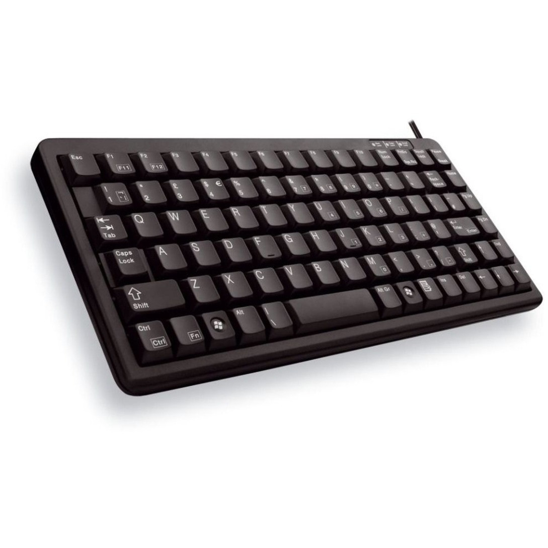 Cherry Ultraslim G84-4100 POS Keyboard - 83 Keys - USB, PS/2 - Black - G84-4100LCAUS-2
