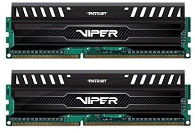 Patriot Viper 3 16GB (2 X 8GB) DDR3 1600MHz (Pc3-12800) Dual Channel Memory Kit - Black Mamba -  PV316G160C0K