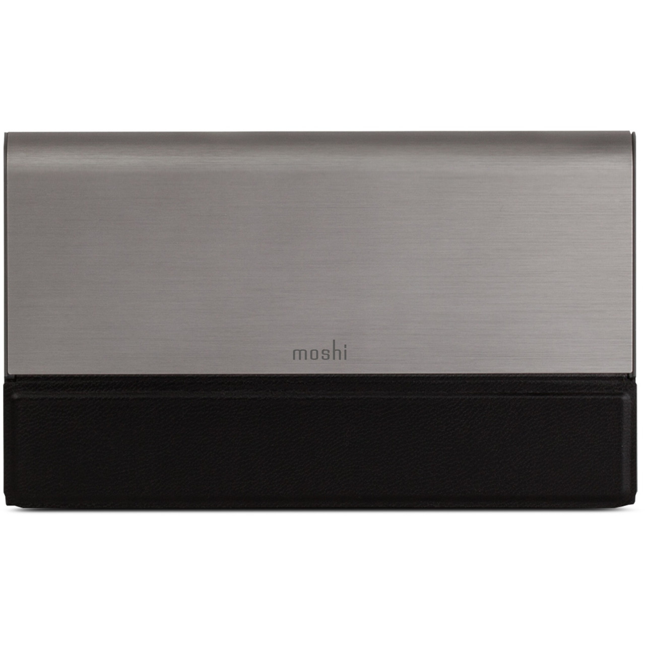 Moshi Ionbank 10K Portable Battery With Built-In Cables, Lightning And Usb, Ultra-Slim, Fast-Charging, Vegan Leather And Aluminum Construction - 99MO022124