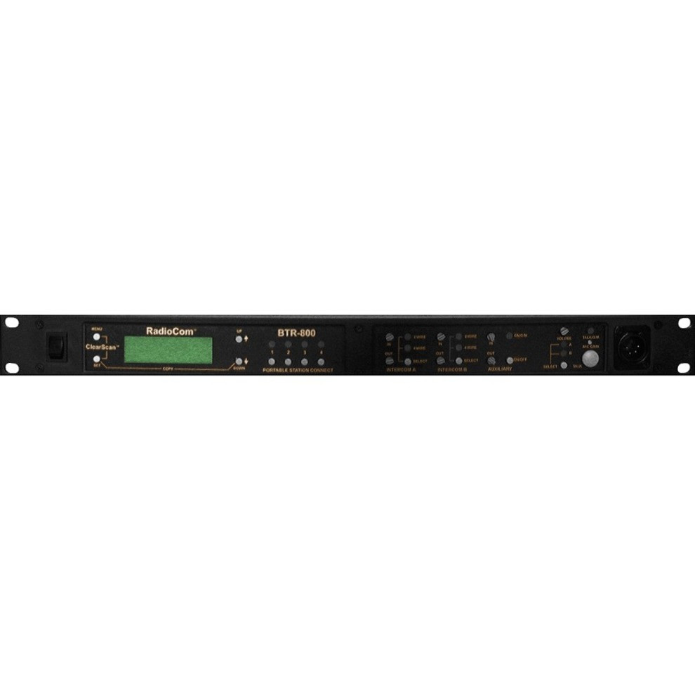 RTS Two-Channel UHF Synthesized Wireless Intercom Base Station - Wired/Wireless - 1000 ft - Rack-mountable, Desktop - BTR-800-F2R