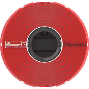 MakerBot 3D Printer ABS Filament - Red - 375-0024A