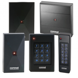 ComNet Card Reader Access Device - Blue Door - Proximity - 10 User(s) - 2 Door(s) - Mullion Mount - VLB-PKG