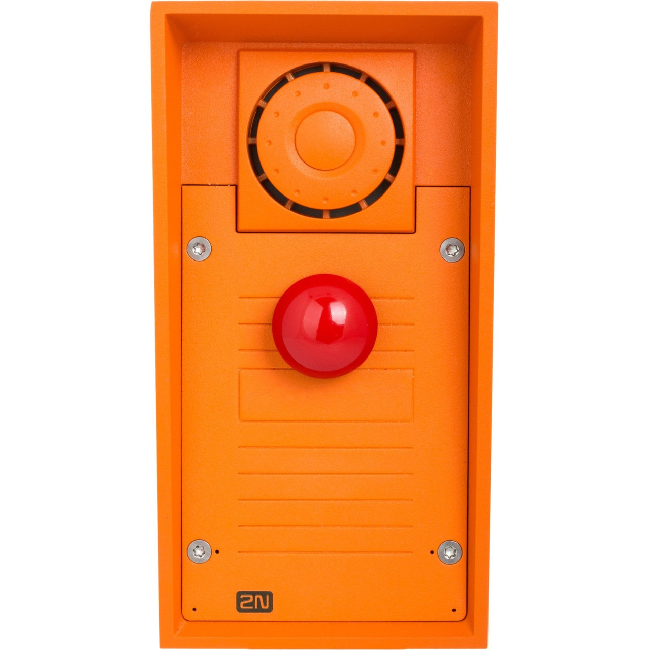 Axis 2N IP Safety - 1 Emergency Button, 10 W Loudspeaker - Cable - Flush Mount - 01355-001