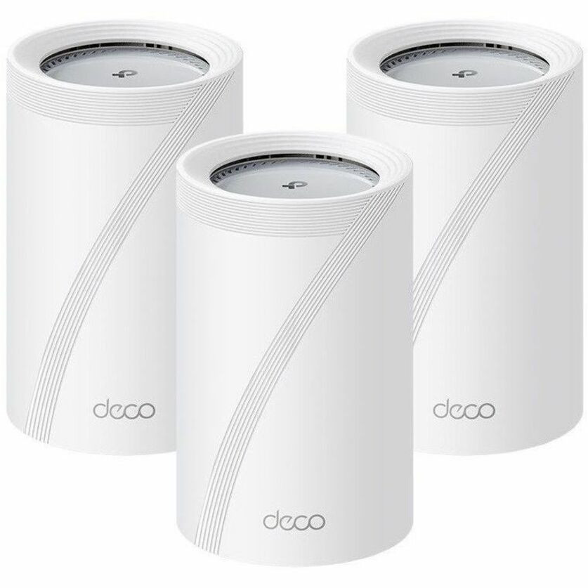 TP-Link Deco BE65 Pro Wi-Fi 7 IEEE 802.11 a/b/g/n/ac/ax/be Ethernet Wireless Router - DECO BE65 PRO(3-PACK)