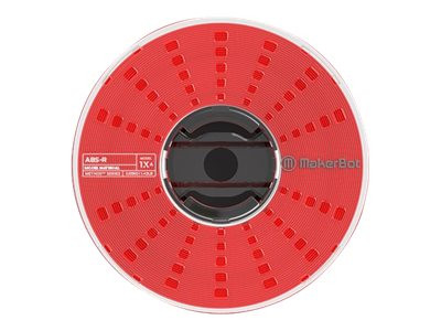 MakerBot Method X ABS-R Filament Red 375-0072A 3D Printer Spool 8.6" RoHS Compliant - 375-0072A