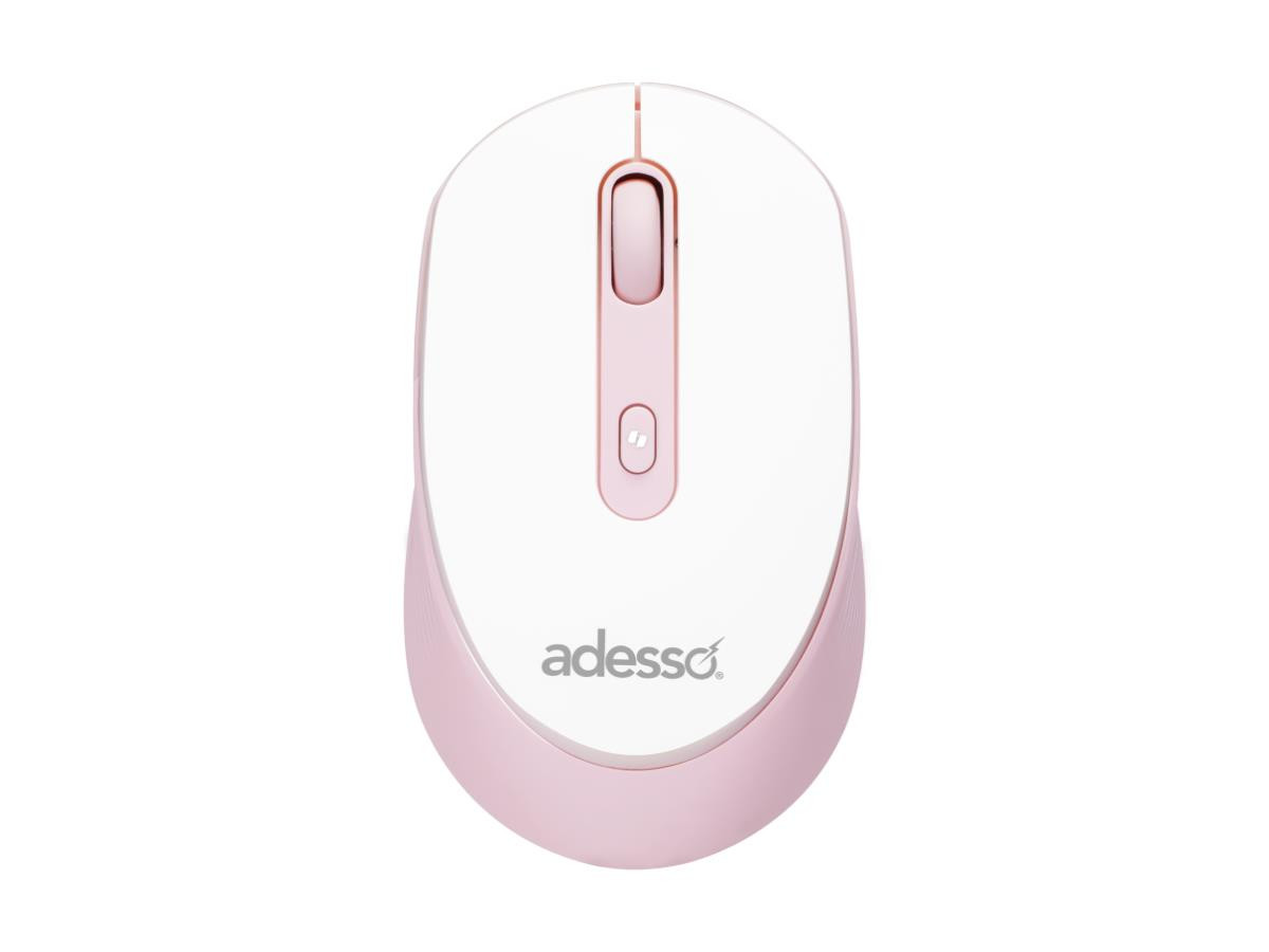 Adesso Wireless Mouse With Ai Copilot Shortcut Button (Pink) - IMOUSEA30P