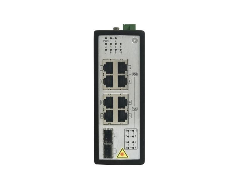 Hikvision 8 Port Gigabit Unmanaged Industrial POE Switch - DS-3T0510P