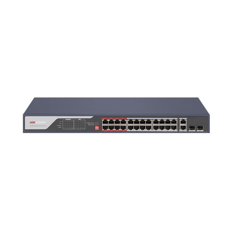 Hikvision 16 Port Fast Ethernet Unmanaged POE Switch -DS-3E0318P-E(C)