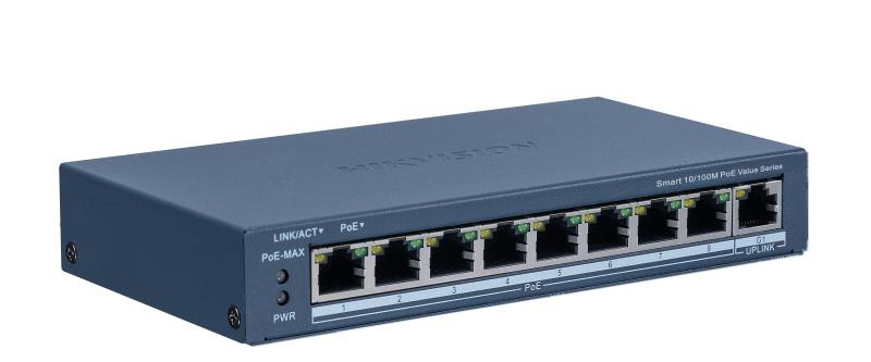 Hikvision 8 Port Fast Ethernet Smart POE Switch  - DS-3E1309P-EI/M