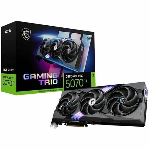 MSI Geforce Rtx 5070 Ti 16g Gaming Trio Oc/dp 3/hdmi/atx/tri Frozr 4/oc/16g G7 - G507T-16GTC