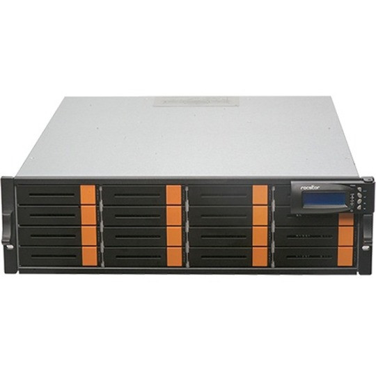 Rocstor 12Gb SAS 16-Bay Redundant RAID Storage - 16 x HDD Supported - 160 TB Installed HDD Capacity - 16 x SSD Supported - 2 x 6Gb/s SAS Controller  - RAID Supported - 16 x Total Bays - Ethernet - NTP, SNMP - 3U - Rack-mountable - R3UDDSS6-S160 Rocstor 12Gb SAS 16-Bay Redundant RAID Storage - 16 x HDD Supported - 160 TB Installed HDD Capacity - 16 x SSD Supported - 2 x 6Gb/s SAS Controller  - RAID Supported - 16 x Total Bays - Ethernet - NTP, SNMP - 3U - Rack-mountable - R3UDDSS6-S160