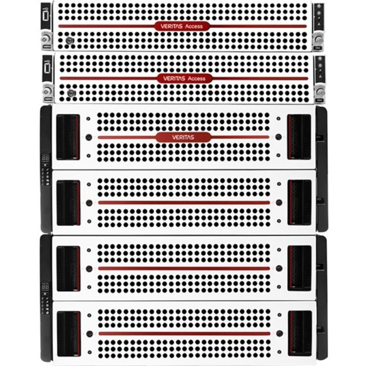 Veritas Access 3340 NAS Storage System - 2 x Intel Xeon 1.80 GHz - 82 x HDD Installed - 636.30 TB Installed HDD Capacity - 192 GB RAM - 12Gb/s SAS Controller - RAID Supported - 1, 6 RAID Levels - Gigabit Ethernet, 10 Gigabit Ethernet - 26096-M0022