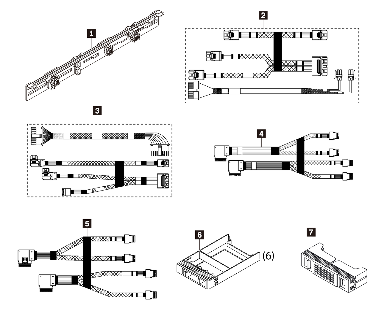 Lenovo Thinksystem Sr570/Sr630 2.5Inch Anybay 10-Bay Backplane Upgrade Kit - 4XH7A08768