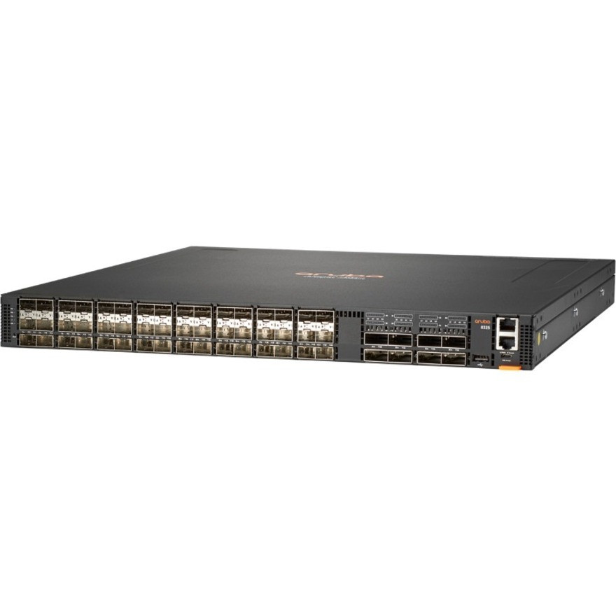 HPE 8325-48Y8C Ethernet Switch - Manageable - 25 Gigabit Ethernet, 100 Gigabit Ethernet - 25GBase-X, 100GBase-X - 3 Layer Supported - Modular - 550 W Power Consumption - Optical Fiber - 1U -Rack-mountable - JL624A#B2C