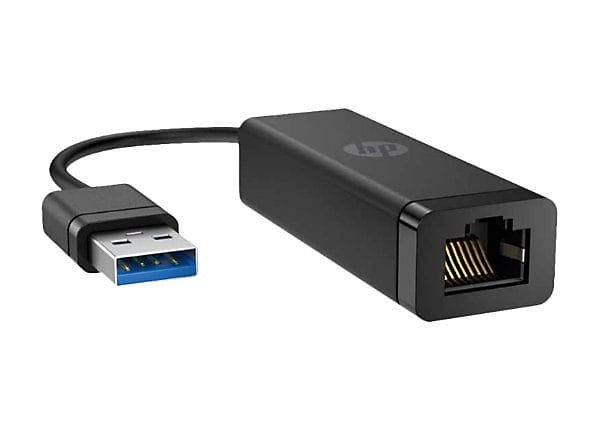 HP USB 3.0 to Gigabit RJ45 Adapter G2 - USB 3.0 Type A - 1 Port(s) - 1 - Twisted Pair - 10/100/1000Base-T - Portable - 4Z7Z7UT